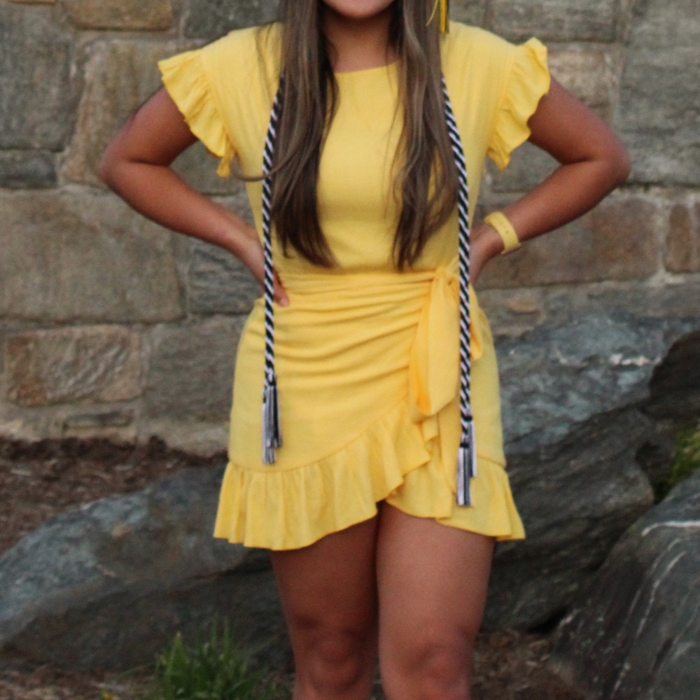 Vibrant mini summer dress